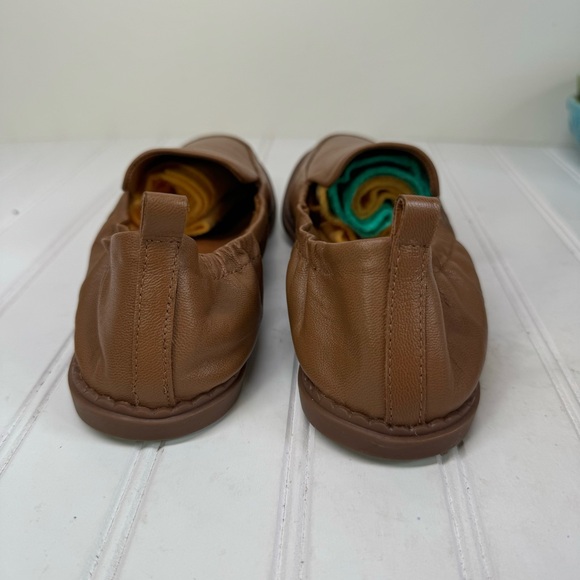 Lucky Brand Maeki cognac brown leather loafers - Picture 6 of 11